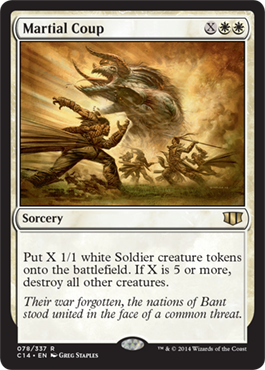 Martial Coup (Commander 2014 Edition) Light Play