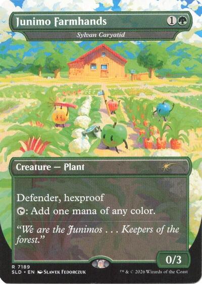 Junimo Farmhands - Sylvan Caryatid (Secret Lair) Near Mint Foil
