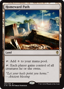 Homeward Path (Commander 2016 Edition) Light Play