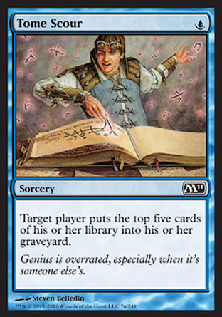 Tome Scour (Magic 2011 Core Set) Medium Play