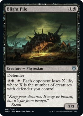 Blight Pile (Dominaria United) Light Play