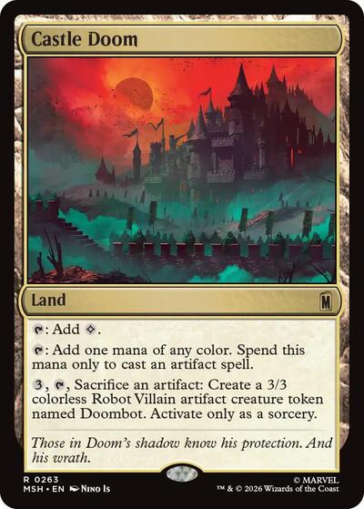 Castle Doom (Marvel Super Heroes) Light Play