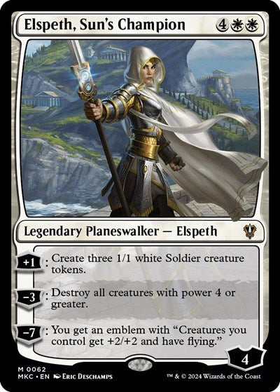 Elspeth, Sun's Champion (Commander: Murders at Karlov Manor) Light Play