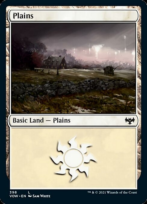 Plains (398) (Innistrad: Crimson Vow) Light Play
