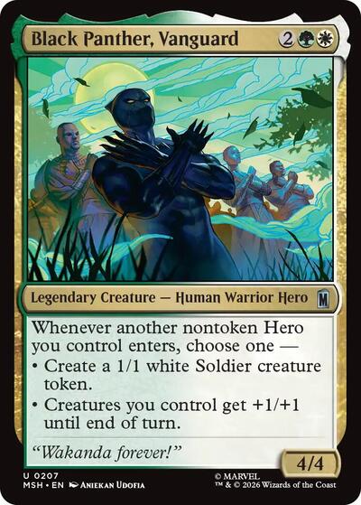 Black Panther, Vanguard (Marvel Super Heroes) Light Play