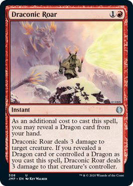 Draconic Roar (Jumpstart) Light Play