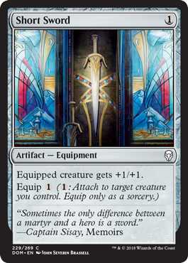 Short Sword (Dominaria) Light Play Foil