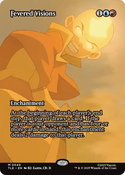 Fevered Visions (Borderless) (Avatar: The Last Airbender: Eternal-Legal) Light Play