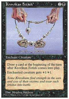 Krovikan Fetish (5th Edition) Light Play