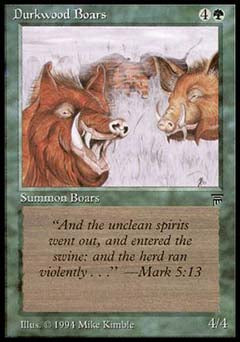 Durkwood Boars (Legends) Light Play