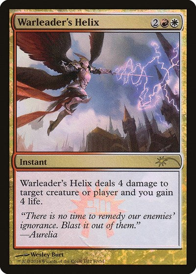 Warleader's Helix (Promos: FNM) Light Play Foil