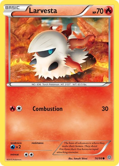 Larvesta (XY - Ancient Origins) Heavy Play