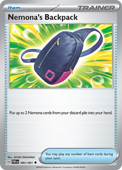 Nemona's Backpack (SV: Paldean Fates) Light Play