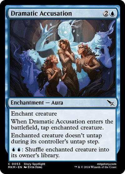 Dramatic Accusation (Murders at Karlov Manor) Light Play Foil