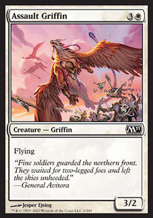Assault Griffin (Magic 2011 Core Set) Light Play