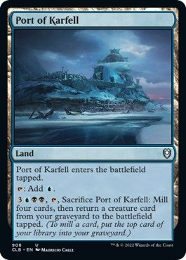 Port of Karfell (Commander Legends: Battle for Baldur's Gate) Light Play
