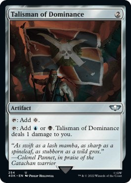 Talisman of Dominance (254) (Universes Beyond: Warhammer 40K) Light Play