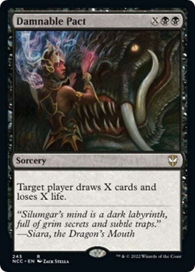 Damnable Pact (Commander: Streets of New Capenna) Light Play