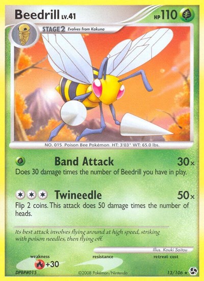 Beedrill (Great Encounters) Light Play
