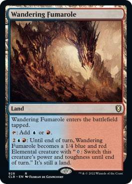 Wandering Fumarole (Commander Legends: Battle for Baldur's Gate) Light Play