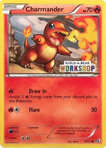 Charmander - 17/113 (Build-A-Bear Workshop Exclusive) (Miscellaneous Cards & Products) Light Play