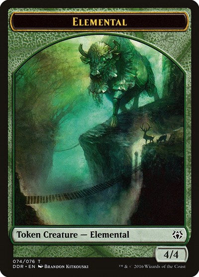 Elemental Token (Duel Decks: Nissa vs. Ob Nixilis) Light Play