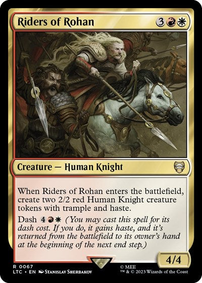 Riders of Rohan (Commander: The Lord of the Rings: Tales of Middle-earth) Light Play