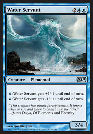 Water Servant (Magic 2011 Core Set) Light Play