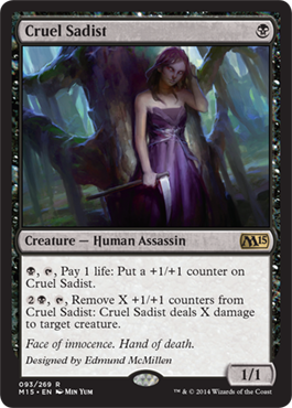 Cruel Sadist (Magic 2015 Core Set) Light Play