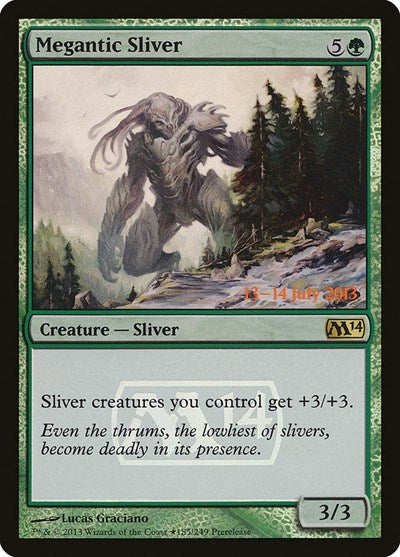 Megantic Sliver (Promos: Prerelease Cards) Medium Play Foil