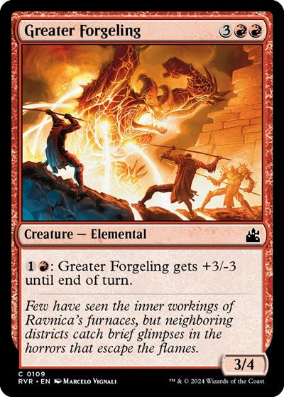 Greater Forgeling (Ravnica Remastered) Light Play