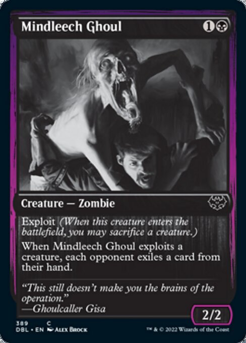 Mindleech Ghoul (Innistrad: Double Feature) Light Play