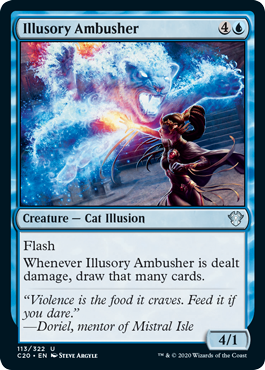 Illusory Ambusher (Commander 2020 Ikoria) Light Play