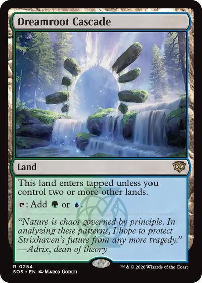 Dreamroot Cascade (Secrets of Strixhaven) Light Play