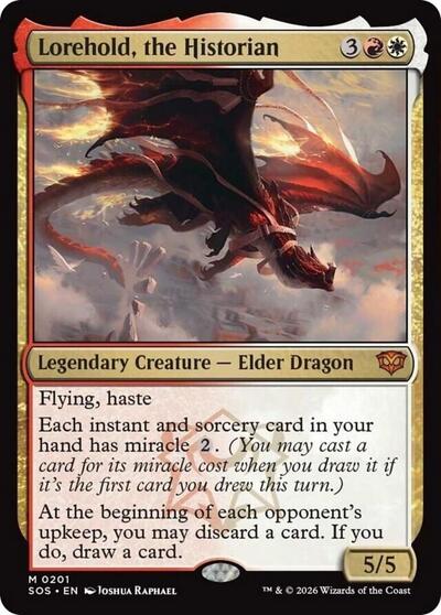 Lorehold, the Historian (Secrets of Strixhaven) Light Play Foil