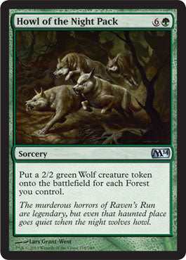 Howl of the Night Pack (Magic 2014 Core Set) Light Play