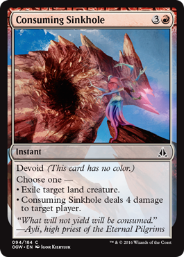 Consuming Sinkhole (Oath of the Gatewatch) Medium Play