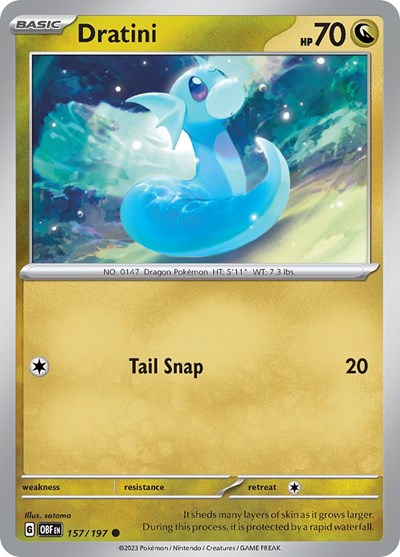 Dratini (Scarlet and  Violet: Obsidian Flames) Light Play