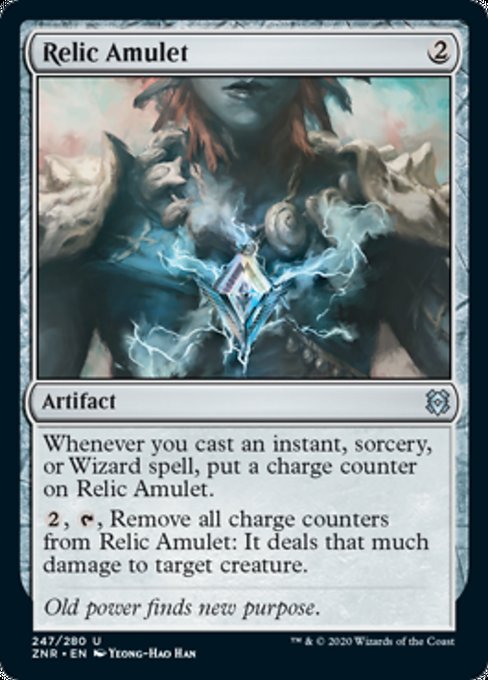 Relic Amulet (Zendikar Rising) Light Play