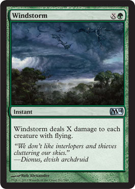 Windstorm (Magic 2014 Core Set) Light Play