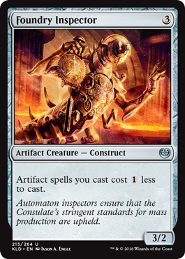 Foundry Inspector (Kaladesh) Damaged / Poor