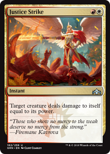 Justice Strike (Guilds of Ravnica) Light Play