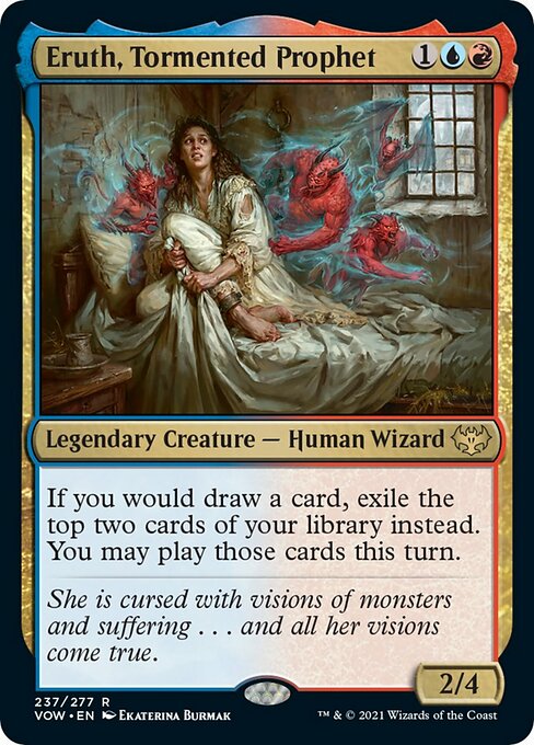 Eruth, Tormented Prophet (Innistrad: Crimson Vow) Light Play
