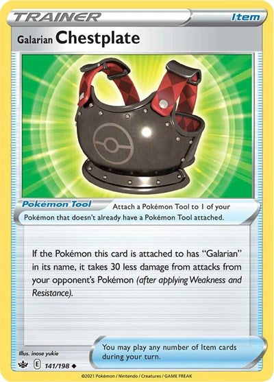 Galarian Chestplate (SWSH06: Chilling Reign) Light Play