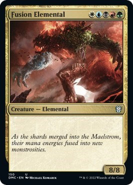 Fusion Elemental (Commander: Dominaria United) Light Play