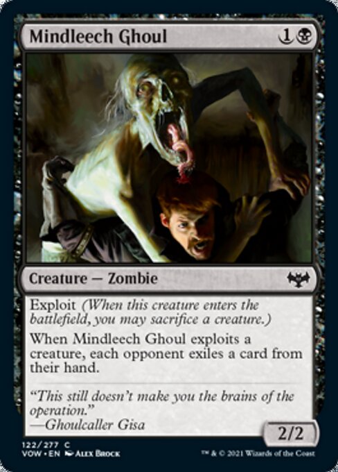 Mindleech Ghoul (Innistrad: Crimson Vow) Light Play