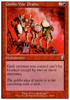 Goblin War Drums (7th Edition) Light Play