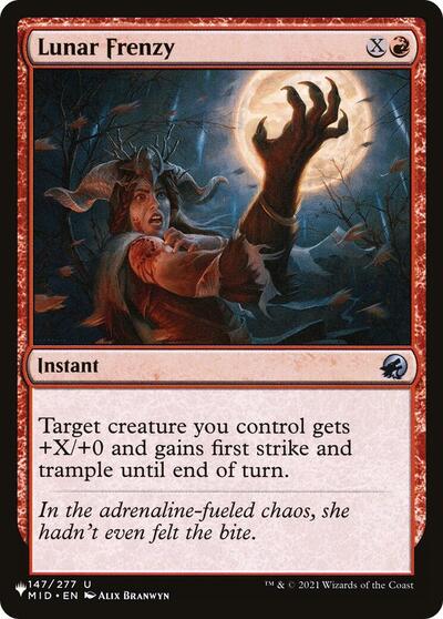 Lunar Frenzy (The List) Light Play