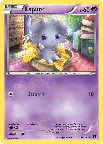 Espurr (XY - BREAKpoint) Medium Play