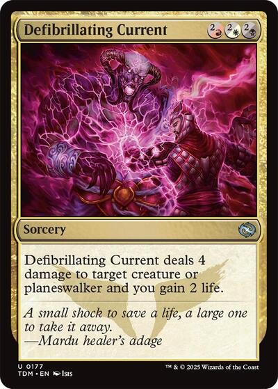 Defibrillating Current (Tarkir: Dragonstorm) Light Play